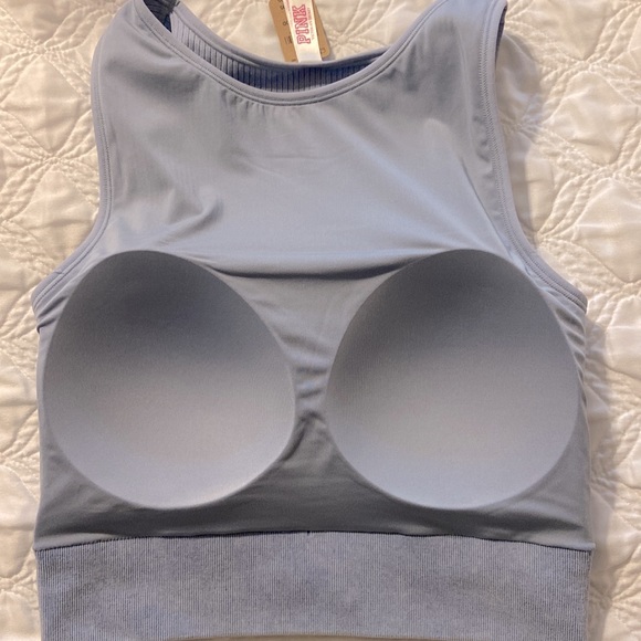 VS PINK Seamless High-neck Bra S-DD - Picture 6 of 6